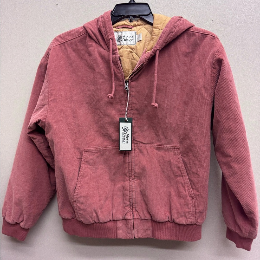 Alpine Design Peach and Pink Quilted Jacket